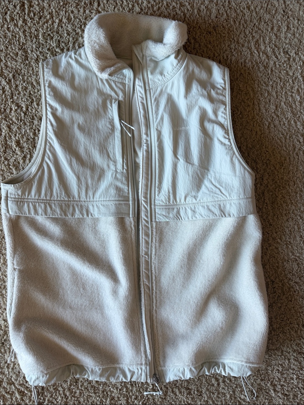 lululemon athletica White Zip Vest